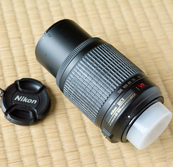 店舗良い 55-200mm Nikkor DX ☆Nikon望遠レンズ☆AF-S - レンズ 